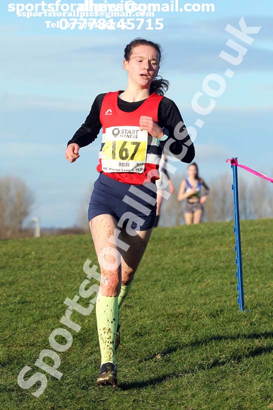 Girls under-15s Davison Shield, 2020 Sherman Cup/Davison Shield, Temple Park, South Shields.  Photo: David T. Hewitson/Sports for All Pics